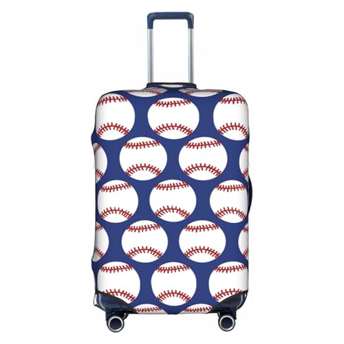 Baseballs Luggage Cover Washable Suitcase Cover Anti-Scratch Luggage Protector Covers Elastic Luggage Identify for Suitcase M fits 22-24 Inch Luggage