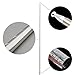 OUERMAMA 150CM Silver Color Magic Appearing Cane Metal Appearing Wand with Video Tutorial Stage Magic Trick