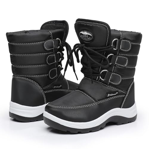 Apakowa Kids Girls Insulated Fur Winter Warm Snow Boots (Toddler/Little Kid) - Image 7