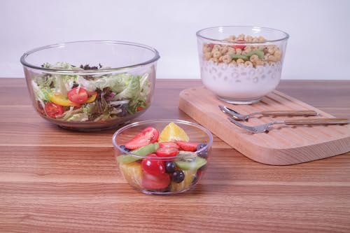 Set de tazones de vidrio FOSA con tapa al vacío miniatura 5