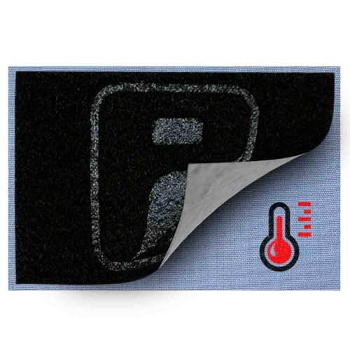 Pull Patch Loop Backing Iron-On 2x3 Inch Panel for Hats Jackets and Bags Perfect for Morale Patch Attachment and Customization