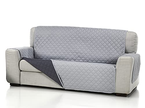 Lanovenanube - Funda sofá Acolchado Mallorca - Práctica - 3 plazas - Color Gris Claro C21 Cover