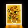 Kit d'éclairage télécommande compatible avec Lego 31215 Vincent van Gogh - Tournesols (pas modèle), kit d'éclairage LED compatible avec Lego Vincent van Gogh - Tournesols 31215 Jouet créatif