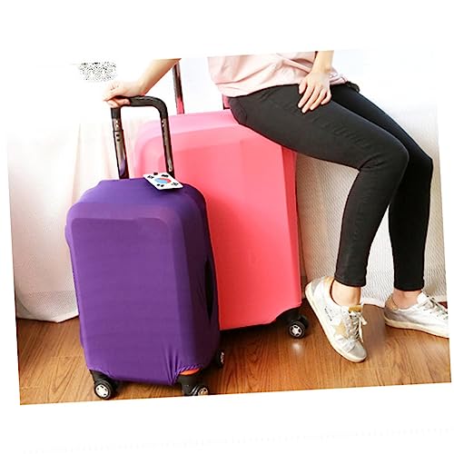 Elastic Travel Luggage Cover Protector for 26-30 Inch Suitcases Waterproof Dustproof and Washable Luggage Case Cover Fits Trolley Cases for Travel3