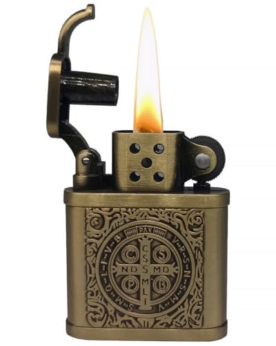 Wheel Lighter, Soft Flame Lift Arm Lighters, Antique Style Vintage