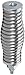 Checkers Industrial Safety Products Flagstaff Chrome Plated Spring Mount for Lighted Warning Whips (Pack of 1)