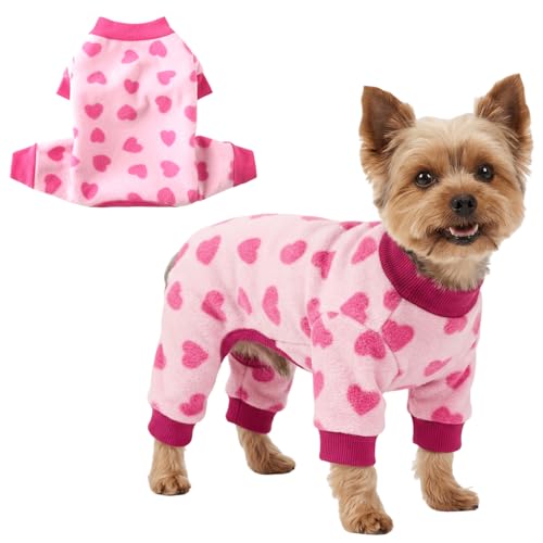 Pijama de forro polar para perros y gatos, talla Mediana