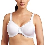 Olga Women's Signature Support Satin Bra, 38D, White