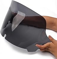 Vista 8 de WYNMOTO Parabrisas Pantalla Divisor de Viento de Humo Ondulado de 10.5" Compatible con Harley Davidson Touring Street Glide Electra Glide 2014-2024