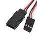 Yiqigou 10pcs 30cm 3-Pin JR Servo Extension Cords Cable Male to Female Plug with 11.8inch Wire for RC Futaba JR Servo Connection Parts