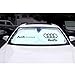 OYADM Car Windshield Sun Shade - Blocks UV Rays Foldable Sun Visor Protector, Sunshade to Keep Your Vehicle Cool Damage Free,for Audi