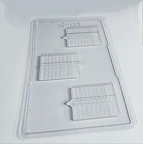 Pollar Avi Global 3 Cavity Ladi bumb Shape Plastic Chocolate Mould Makes 3 Ladi bumb at a time, Plastic Chocolate Moulds