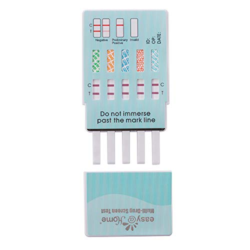 Easy@Home 10 Panel Instant Drug Test Kits - Testing Marijuana (Thc), Opiate(Opi 2000), Cocaine(Coc), Amp, Bar, Bzo, Mdma, Met, Mtd, Pcp - Urine Dip Drug Testing -#Edoap-3104-2 Pack #TOP1