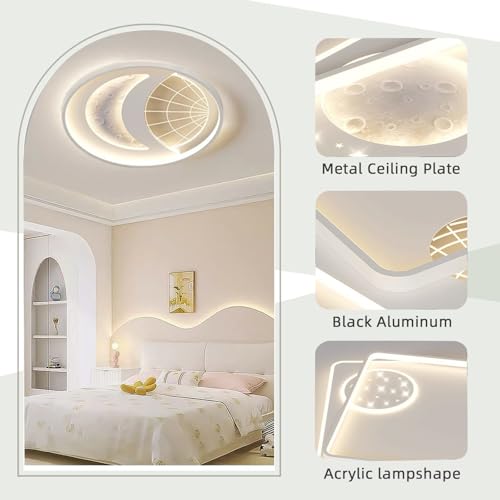 Luminaires de plafond ronde à intensité variable avec télécommande