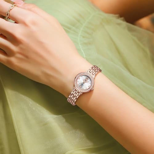 Image of OPK Wacthes for Women Bracelet Dress Easy to Read Stainless Steel Ladies Watches for Female Small Watch Waterproof Luminous Date