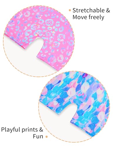 Image of 2 Pack Leotard for Girls Gymnastics Sparkly Sleeveless Unitards