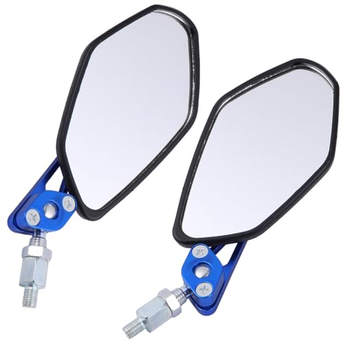 Espejos retrovisores para motocicleta compatibles con motos de calle y cruiser