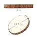 FEZZIA Natural Wood Slices, 30PCS Pre-drilled Unfinished Round Wood Circles kit for Christmas Ornaments Decorations, Arts Wood Slices, DIY Crafts (2.8