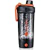 VOLTRX Electric Protein Shaker Bottle - USB Rechargeable Mixer Cup for Shakes and Meal Replacements, BPA-Free Tritan, 24oz