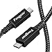 Fasgear USB 4 Cable 1m - Compatible for Thunderbolt 4/3-40Gbps Data Transfer 8K@60HZ 100W Fast Charging Type C Video Cable for Moniter|Display|External SSD|eGPU USB-C Docking|Laptop (3ft)