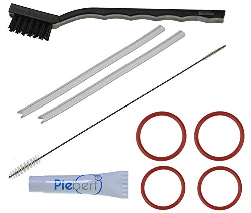 Kit de mantenimiento 200700 para máquinas de café Saeco / Philips (cepillos de limpieza, sellos, grasa de silicona, manguera de leche)