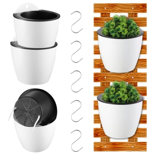 yeesport Selbstabsorbierender Blumentopf 5 Stück mit Haken, hängender...