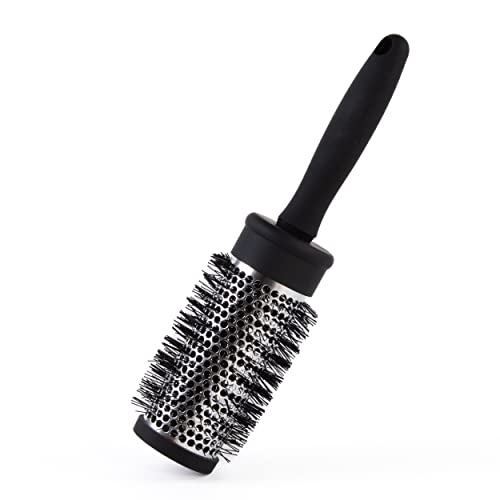 Image of Amazon Basics Round Hair Brush For Faster Blow Drying, Straightening and Volume, For All Hair Types