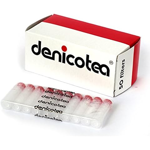 Denicotea Standard Filters for Cigarette Holder Box of 50 Cover