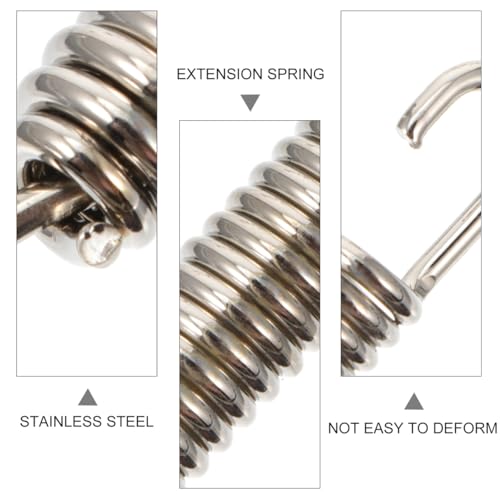 ULTECHNOVO 6-Teiliges Motorrad Auspufffedern Set Aus Rostfreiem Stahl 65Mm Spannungsfedern Für Auspuffrohr Krümmer Motorrad Tuning Ersatzteile