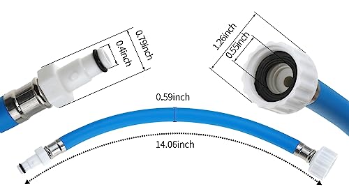 Image of Flush Hose Fitting ffor Yamaha Boat Waverunner LX VX VXR FXHO VX110 VX FX | for Yamaha Cruiser GP1800 GP1300 AR190 for Deluxe for Jet Ski