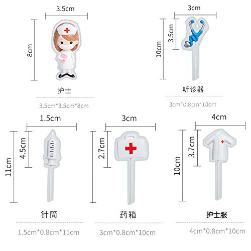 Gyufise, 5 figurine in resina riutilizzabili, a