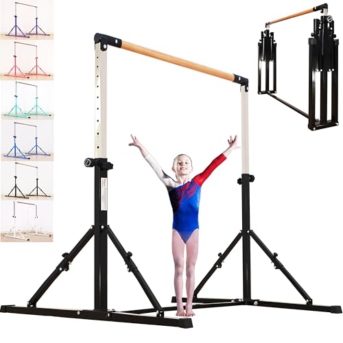 Catálogo para Comprar On-line Ropa de Gimnasia para Niño de esta semana. 47 MARFULA - Juego de barra de gimnasia plegable de 5 pies, barra horizontal plegable para uso doméstico de niños