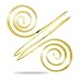 Gold Plated Q&Q Fashion Victorian Filigree Swirl Gypsy Boho Armband Upper Arm Cuff Armlet Belly Dance