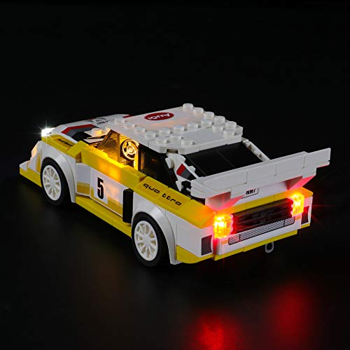 Image of LIGHTAILING Light Set for (Speed Champions 1985 Audi Sport Quattro S1) Building Blocks Model - Led Light kit Compatible with Lego 76897(NOT Included The Model)