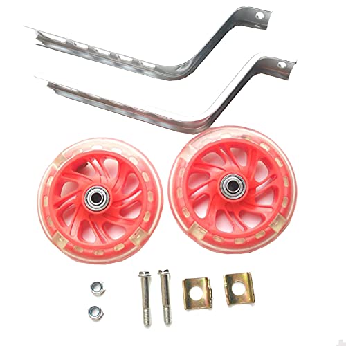 Ruedas de Entrenamiento para Bicicleta DubMag Rojas de 22 pulgadas miniatura 1