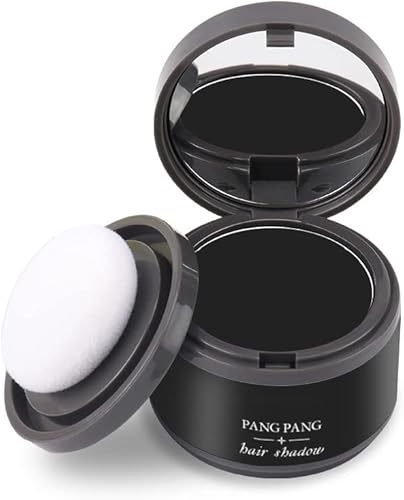 Youthcolor Hair Shading Powder, Hairline Shadow Powder, Hair Building Fibers Hairline Powder, Waterproof Hair Shading Powder, Magical Fluffy Thin Hair Powder, Hairline Powder (5#Black)