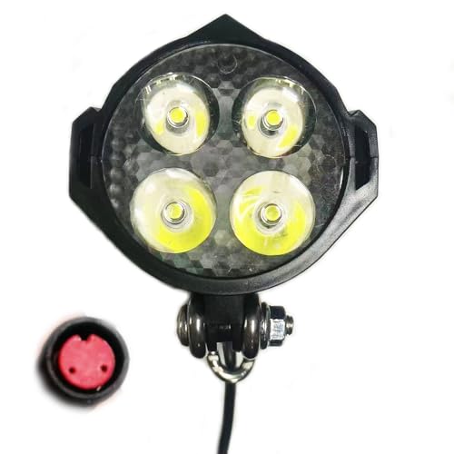 Ebike Headlight 36V-48V Super Bright LED Light for Electric Bike Scooter...