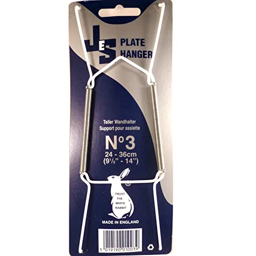 Fixation murale à ressort pour assiette, 24cm - 35cm