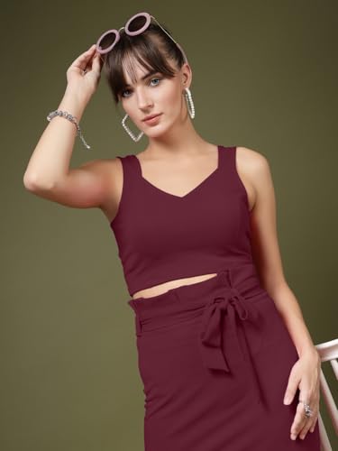 Image of OOMPH! Stretchable Sleeveless Crop Top