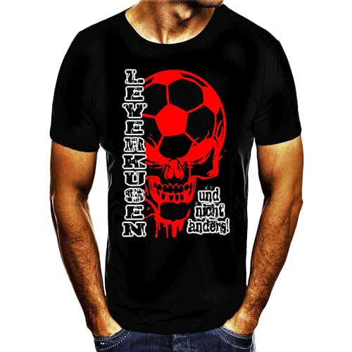 Leverkusen und nicht anders FuÃball Fan Trikot Tshirt (XXL)