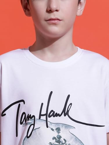 Image of Li'l Tomatoes Boys Cotton T-Shirt | Graphic Printed Half Sleeve Casual Summer Wear | Soft & Breathable | 9-16 Years