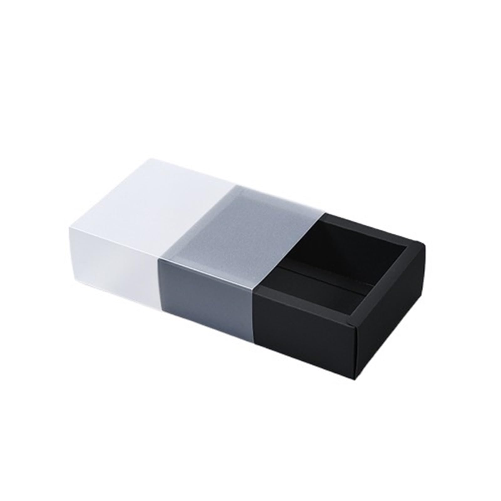 Scatole di Carta Kraft per Rossetti Confezione regalo con cassetto Kraft da 10 pezzi finestra in PVC