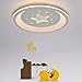 Produktbild Unbekannt Einfach zu montieren 49 LED dimmbare Deckenleuchte Modernes Design Nette Nursery Deckenleuchte Metall Acryl-Lampe for Kindergarten Schlafzimmer 53 [Energieklasse A + +] Modern elegant