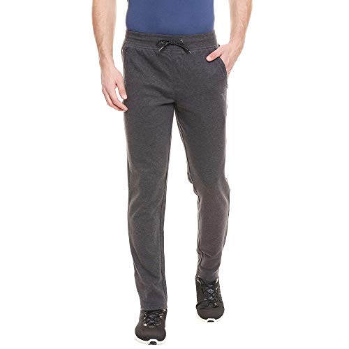Image of Van Heusen Men's Track Pant | Premium Trackpant | Side Zipper Pockets |Mid-Rise| Comfort Fit | Utrasoft Cotton Rich Fabric | Breathable & Casual | Easy Stain Release| Anti-static fabric | Activewear | Drawstrings | Style 50051