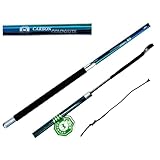 JA Horse JA0023 Fleck Carbon Composite Longierpeitsche 2 Fach 200 cm (Rainbow)