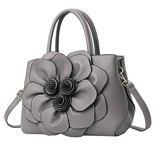 Cayla 3D Floral Handbags Purses for Women Top Handle Handbag