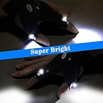 LED Flashlight Gloves, Gifts for Men Dad Him Boyfriend Husband, Cool Gadget Hands-Free Lights for Camping Fishing Repairing, Fathers Day Christmas Birthday Gift