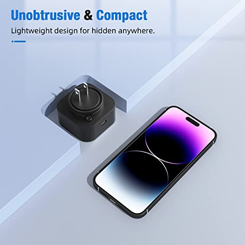 Image of WiFi Spy Camera Charger - Remote View - 2.4G WiFi - Premium HD 1080P - Best Mini Camera for Pets Nanny - Real Time Monitoring - Wide-Angle 170 - iOS Android