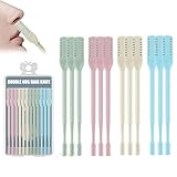 Kilicomy 2-in-1 Nasal Hair Cutter: 2025 New Nostril Hair Removal Tool Featuring a Double-Sided Nose Hair Knife, Manual 360° Rotating Nose Hair Trimmer with Ear Digger for Both Men and Women