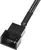 Cable adaptador de alimentación Gebildet de voltaje elevado de 12V, USB a ventilador de PC de 3 y 4 pines, con funda 6